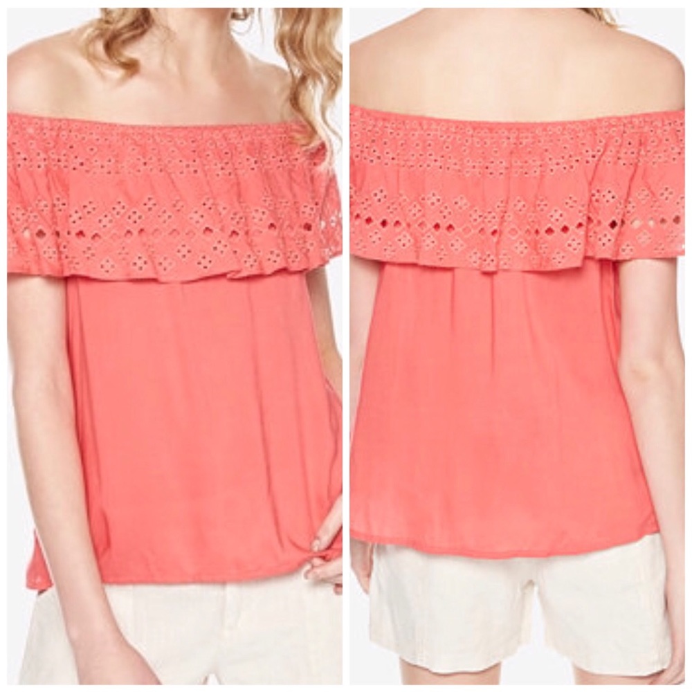 🆕Sanctuary Eyelet Off the Shoulder Top